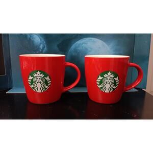 Starbucks Red Mug Classic Coffee Cup 12 oz 2021 New